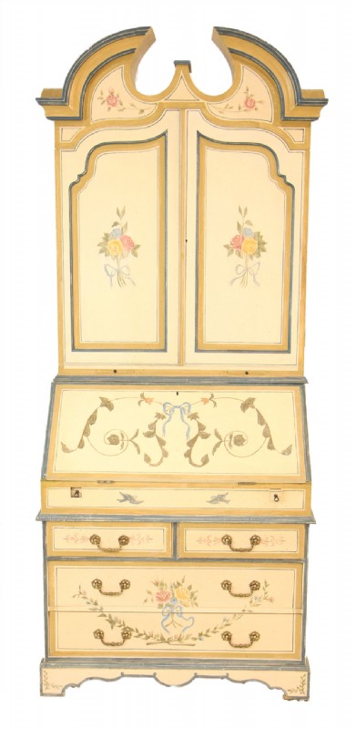 Vintage Hand Painted Secretary