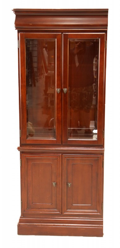Brown Wooden Display Cabinet