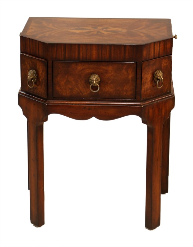 Lion Head End Table