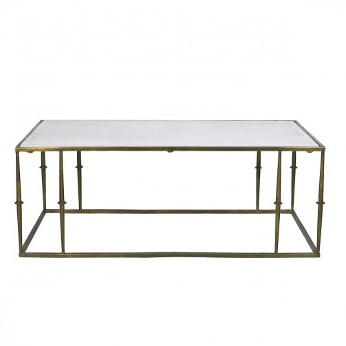 Glam Marble Top Coffee Table