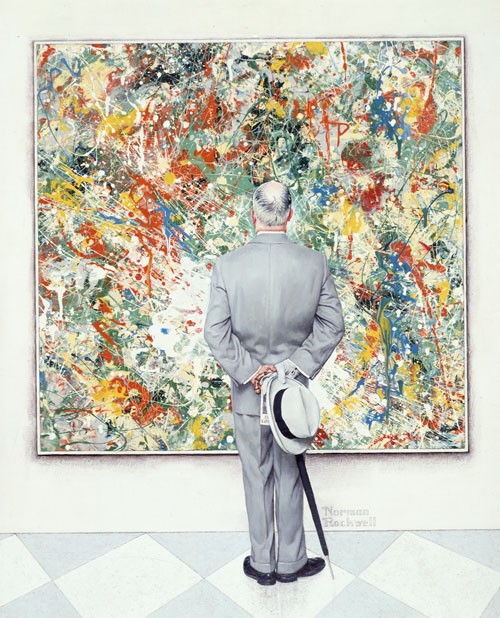 Norman Rockwell " The Connoisseur"