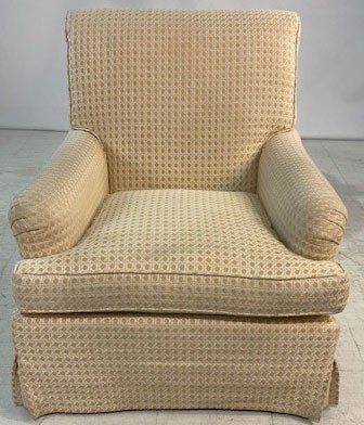 English Arm Down Cushioned Armchair