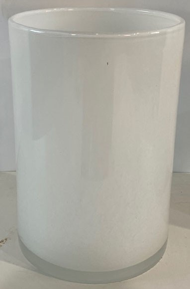 Large White Candle Holder