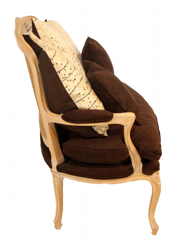 Bergere Styled Caned Bench