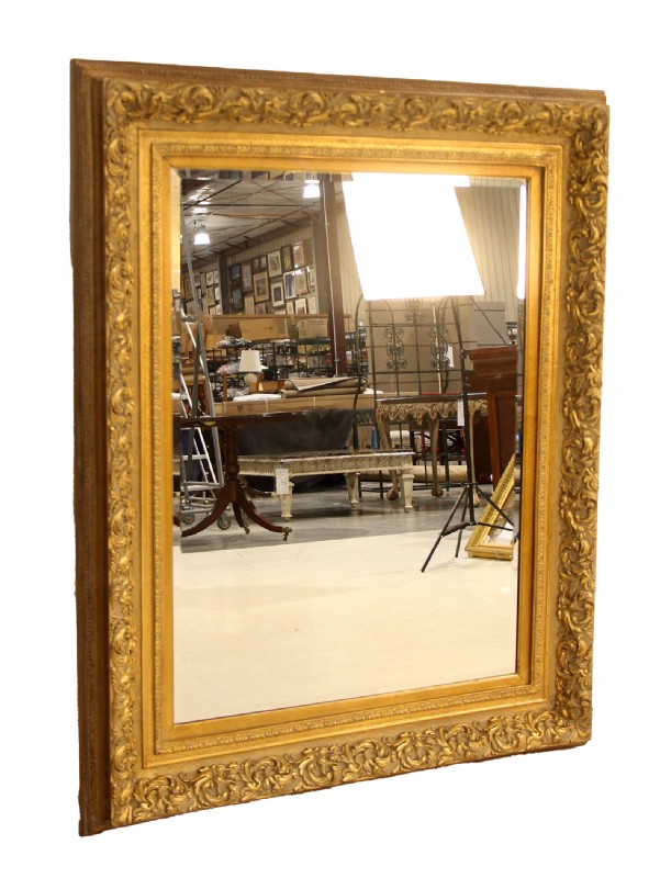 Vintage Gold Framed Wall Mirror