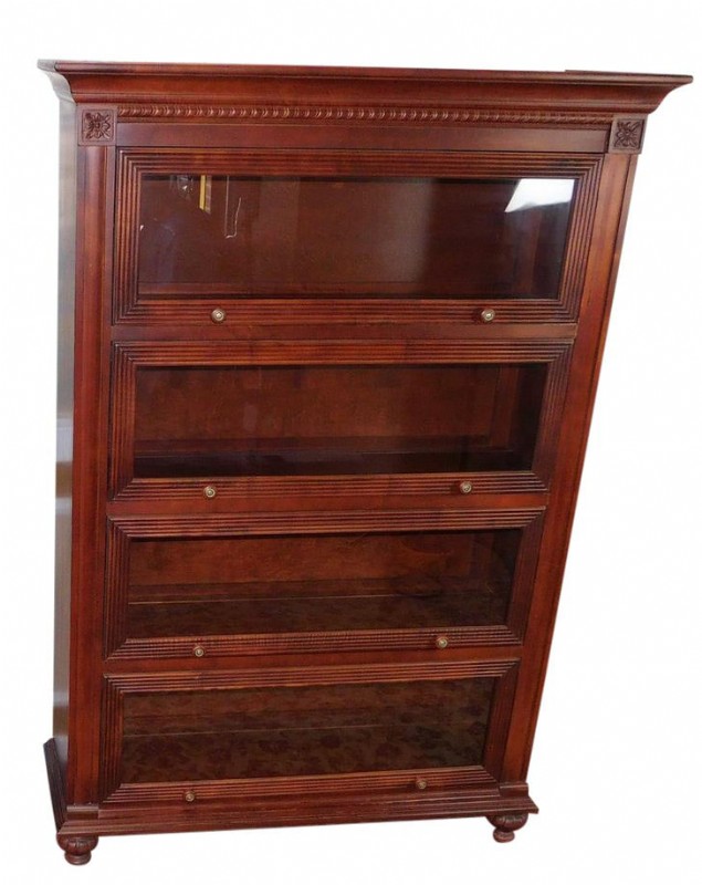Wooden Barrister Bookcase