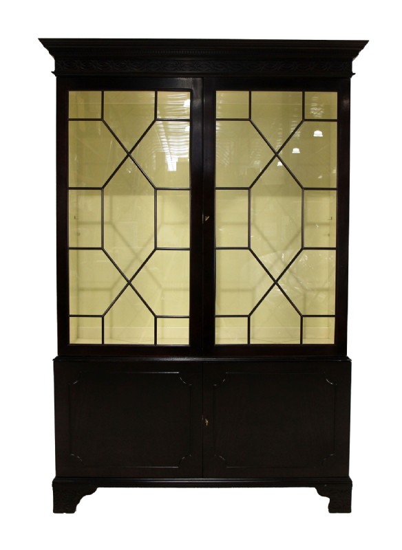 Baker Mahogany Display Cabinet