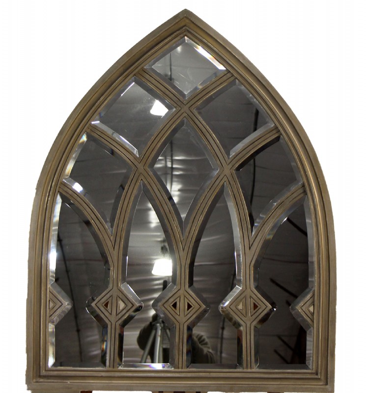 Decorative Curved Divided Light Mirror