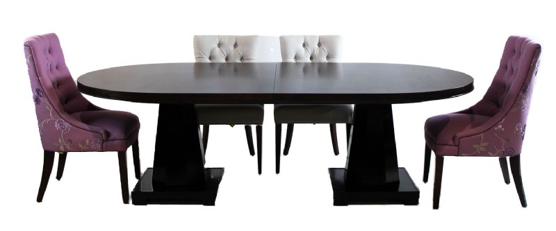 Double Pedestal Dining Table