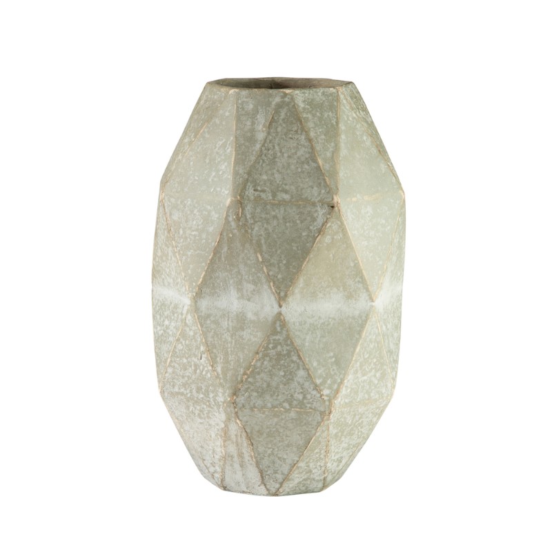 Facetted Geometric Shape Vase