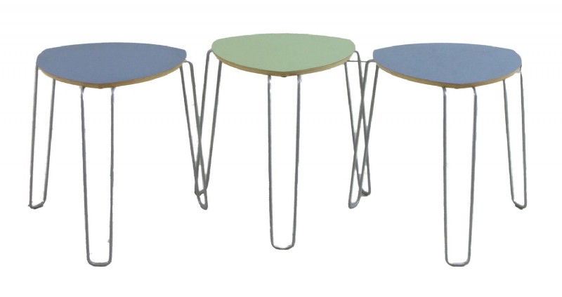 Curved Triangular Top Table