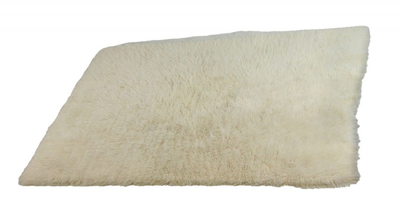 Woven Wool Shag Area Rug
