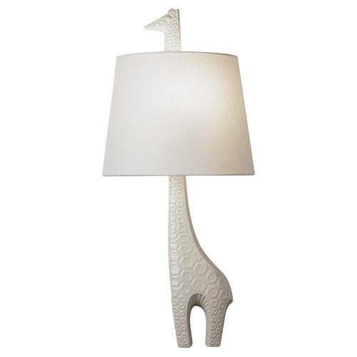 Ceramic Glaze Giraffe Sconce