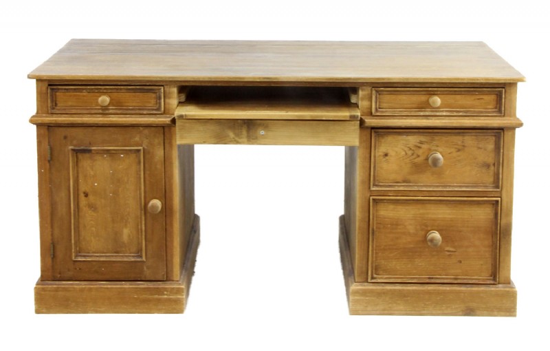 Vintage Rustic Pine Desk