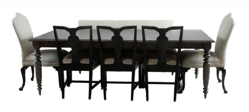 Livingston Dining Table, Chairs & Bench