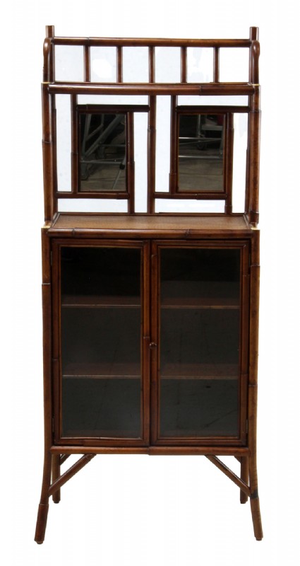 Bamboo & Ratttan Decorative Display Case