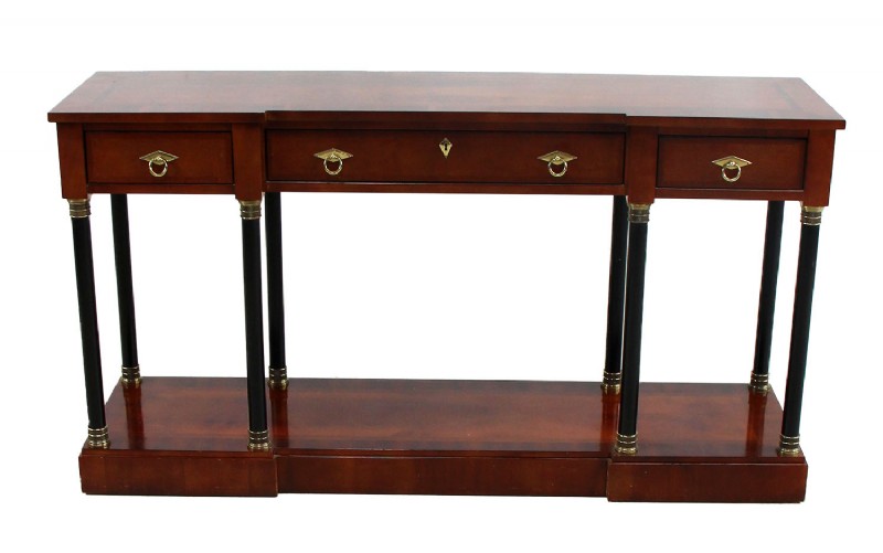 Century Narrow Mahogany Console