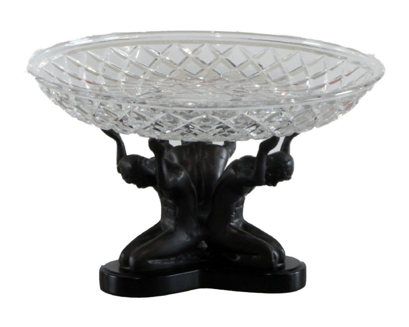 Tripod Male Stand Base with Glass Dish