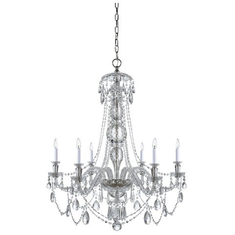 Daniela Wide Crystal Chandelier