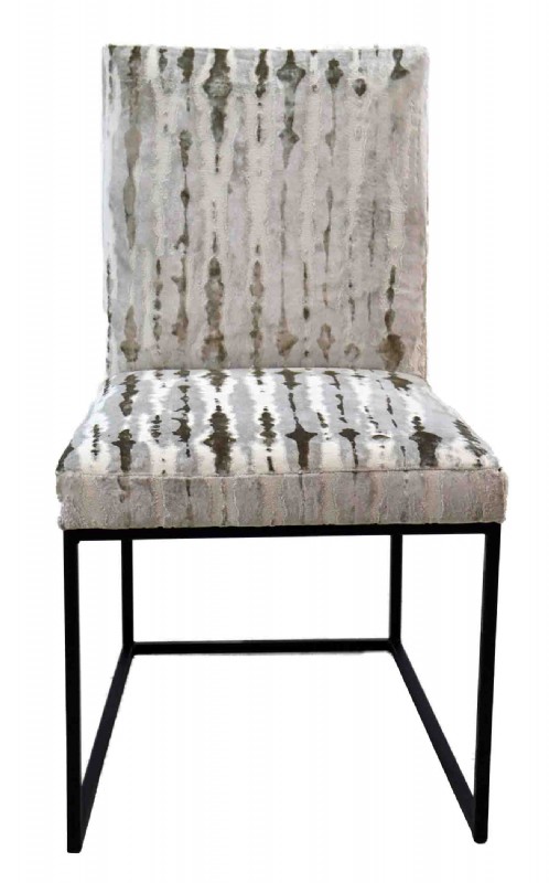 DINING CHAIR with metal legs