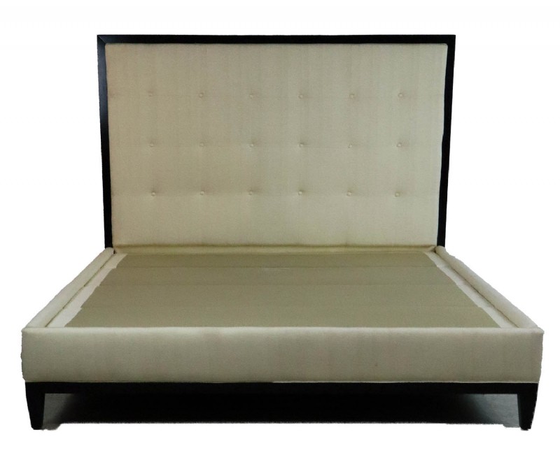 Upholstered King Size Platform Bed