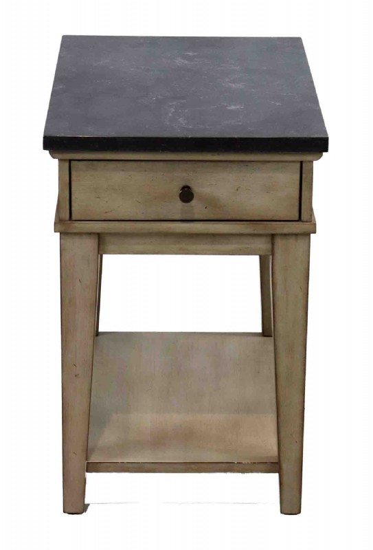 Granite Top End Table