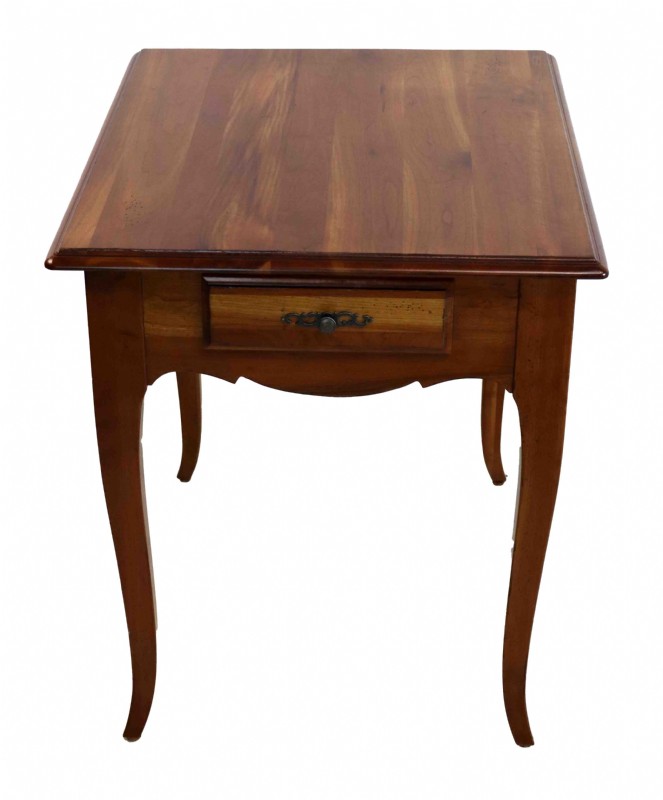 French Country Cherry End Table