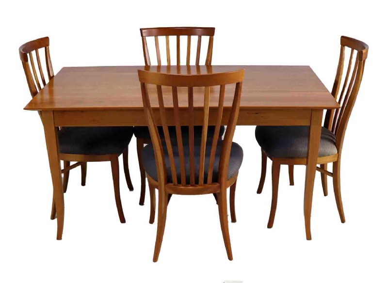 Cherry Dining Table & Four Chairs