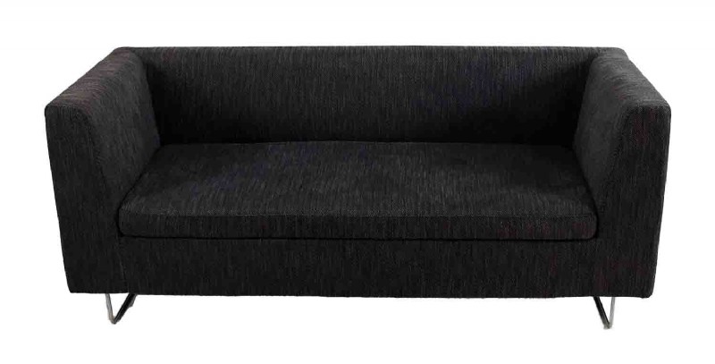 Charcoal Upholstered Contemporary Sofa