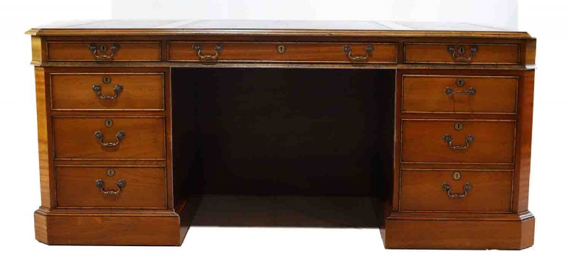 Vintage Mahogany Partners Desk