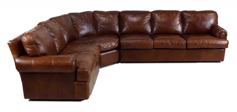 Three Piece Leather Sectional
