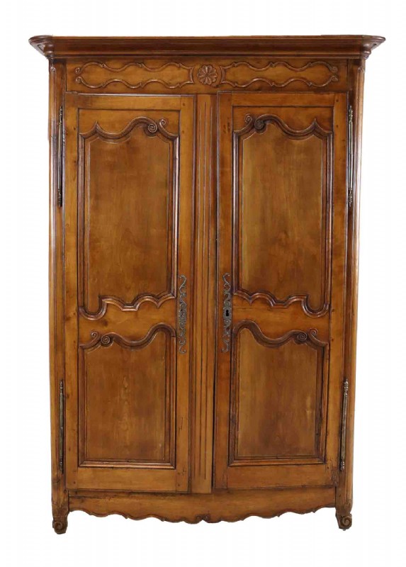 French Antique Cherry Armoire