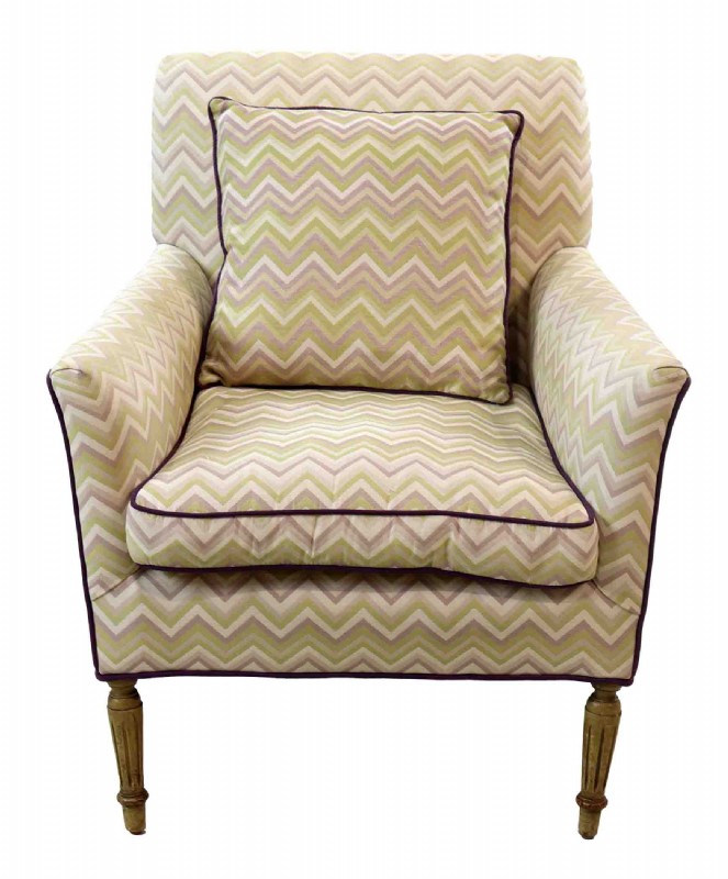 Custom Upholstered Armchair