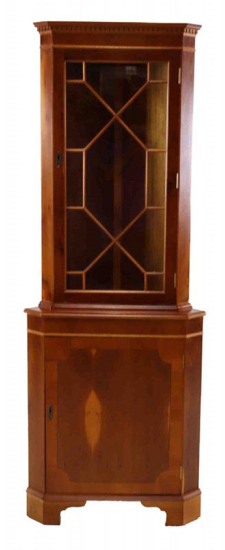 Vintage Corner Display Cabinet