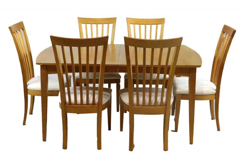 Contemporary Wooden Dining Room Set