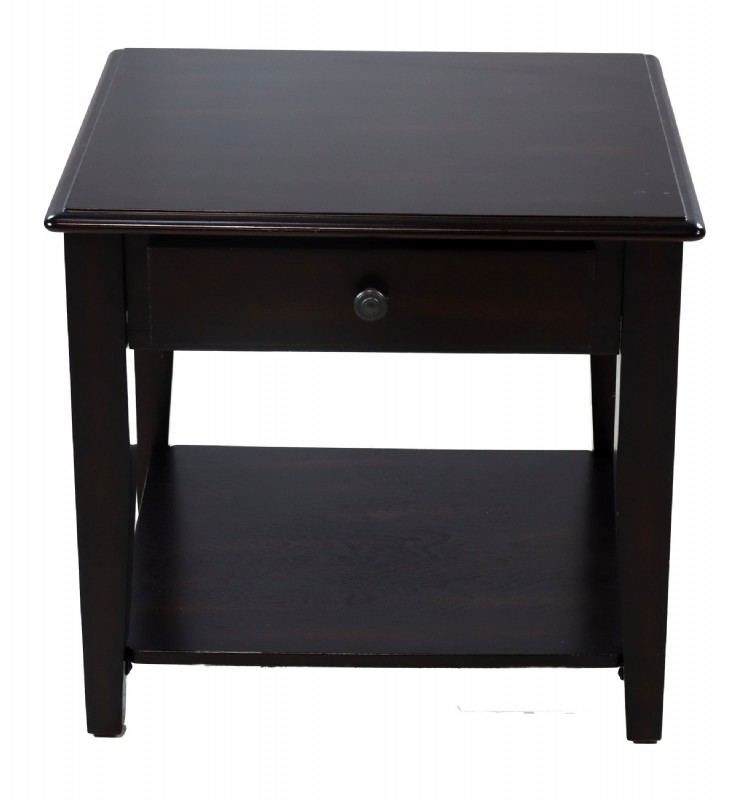 Brown Wooden End Table