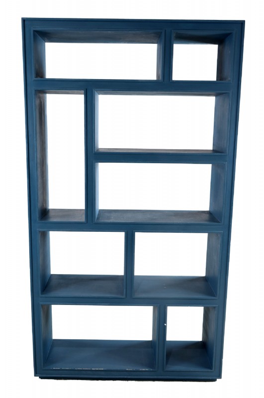 Blue Painted Etagere
