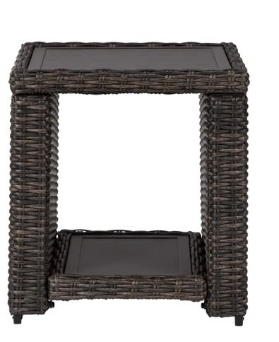 outdoor resin end table