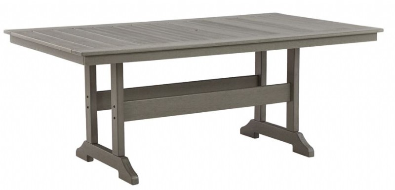 outdoor grey dining table