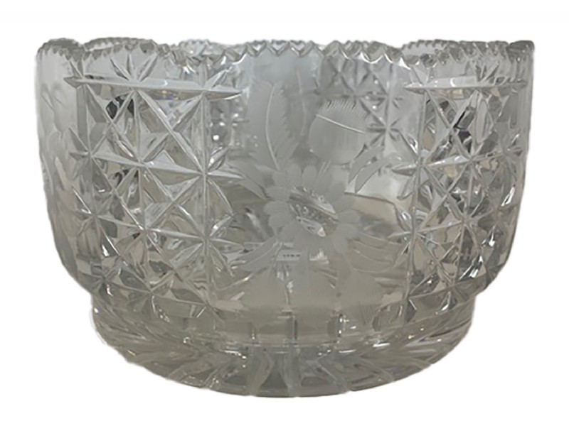Large Cut Crystal Bowl