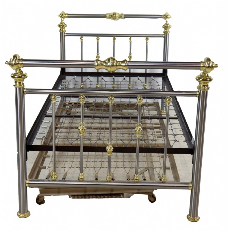 Chrome & Brass Framed Day Bed