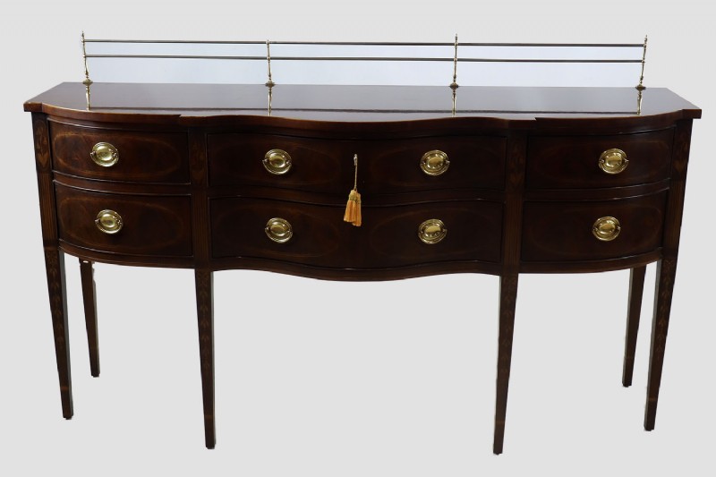 Inlaid Mahogany Sideboard