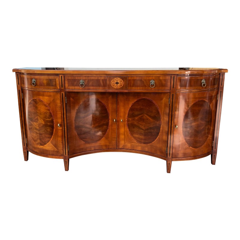 Neoclassical Russian Mahogany Credenza