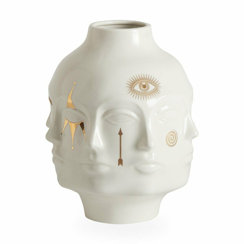 Gilded Muse Ceramic Vase