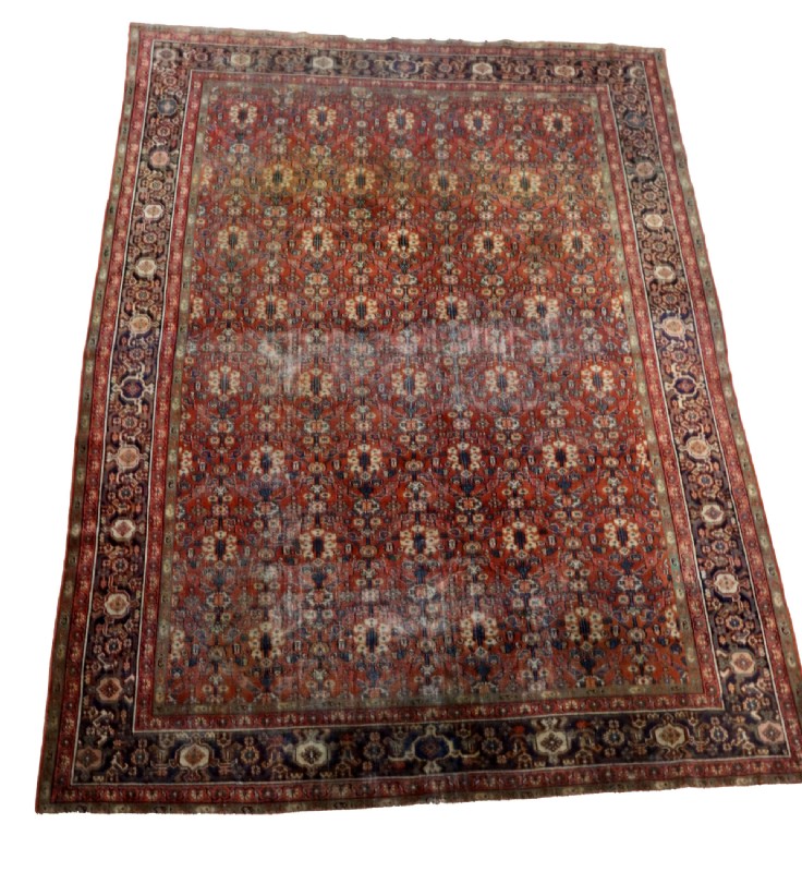 Antique Persian Sultanabad Area Rug