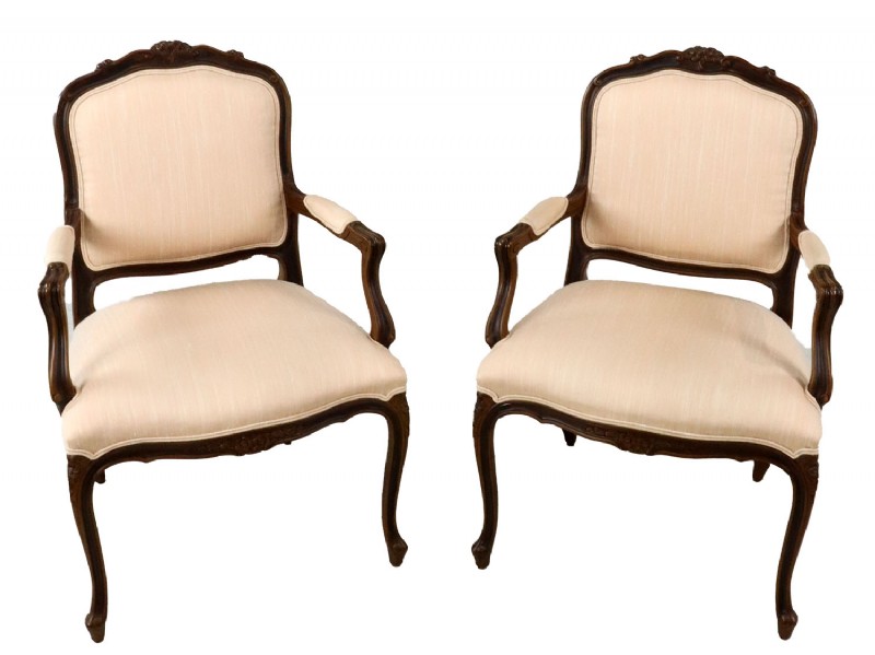 Pair of Bergere Armchairs