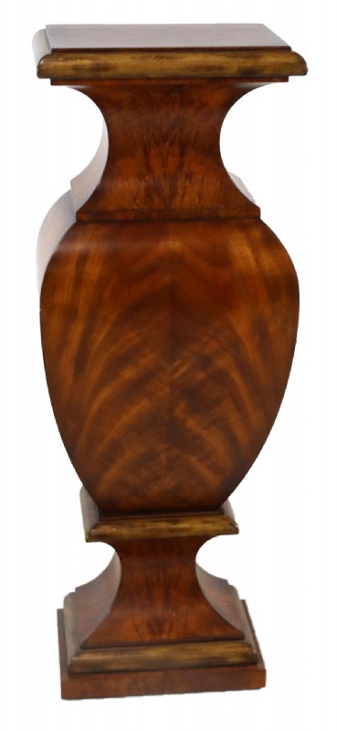 Flamed Mahogany Pedestal