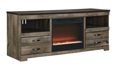 LG TV STAND W/FIREPLACE OPTION