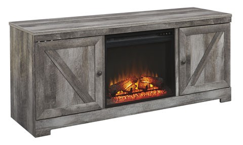 LG TV STAND W/FIREPLACE OPTION