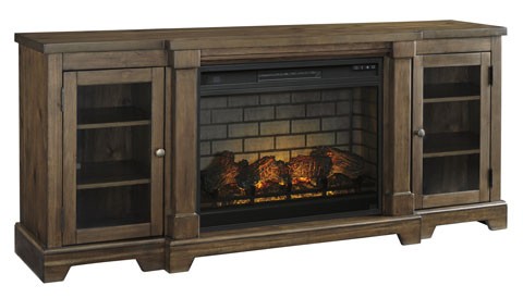 XL TV STAND W/FIREPLACE OPTION